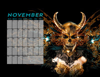 November 2021 Creepy Calendar