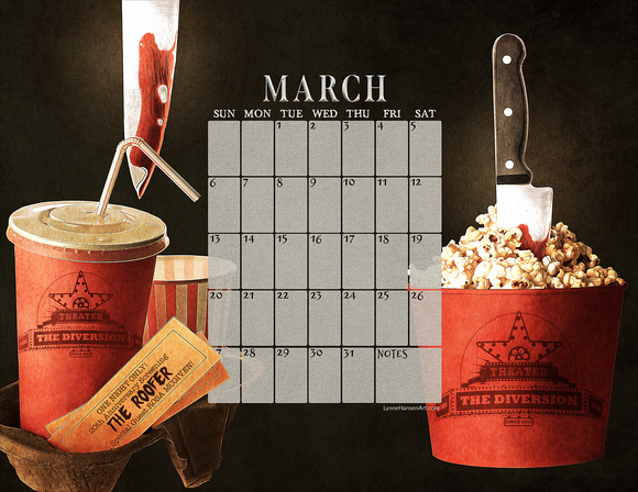 March 2022 Creepy Calendar
