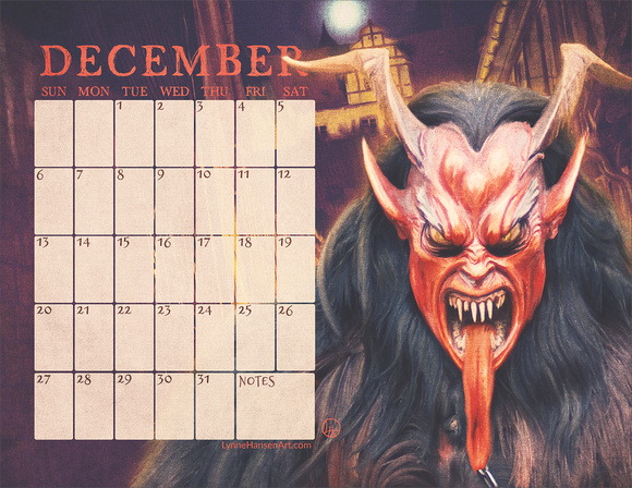 December Creepy Calendar 2020