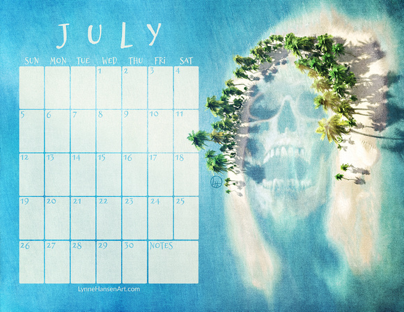 July 2020 Creepy Calendar