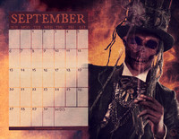 September 2020 Creepy Calendar