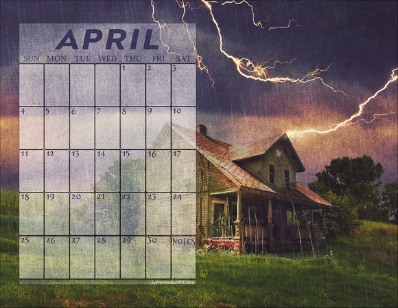 April 2021 Creepy Calendar