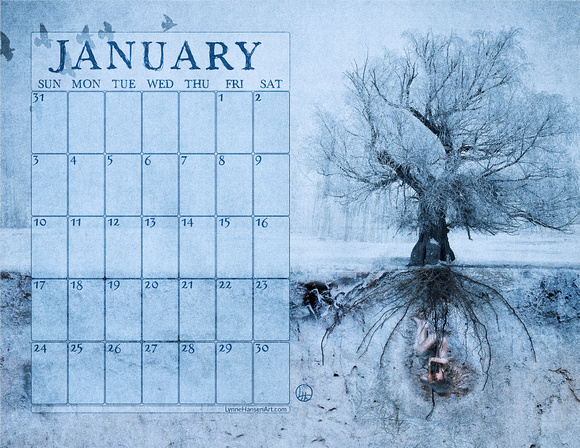 January 2021 Creepy Calendar