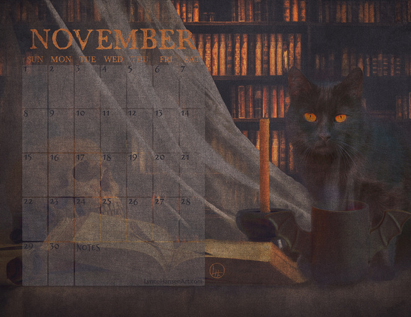 November 2020 Creepy Calendar