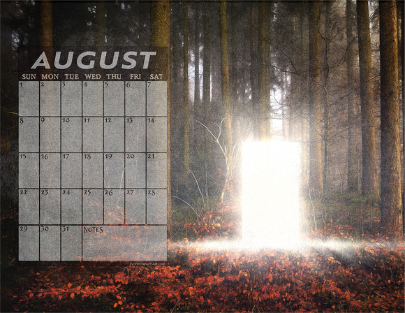 August 2021 Creepy Calendar