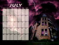 July 2021 Creepy Calendar