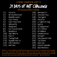 2020 - 31 DAYS OF ART CHALLENGE